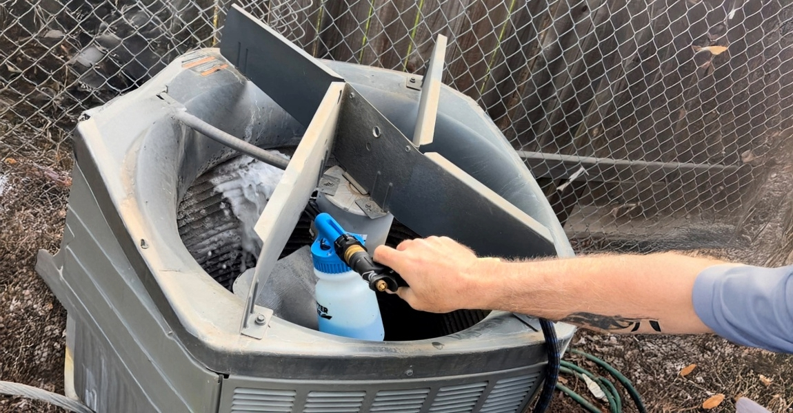 self-service air conditioner maintenance