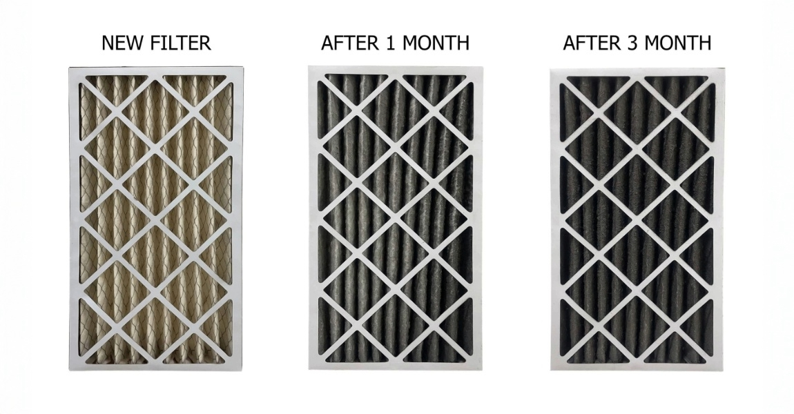 dirty ac filters