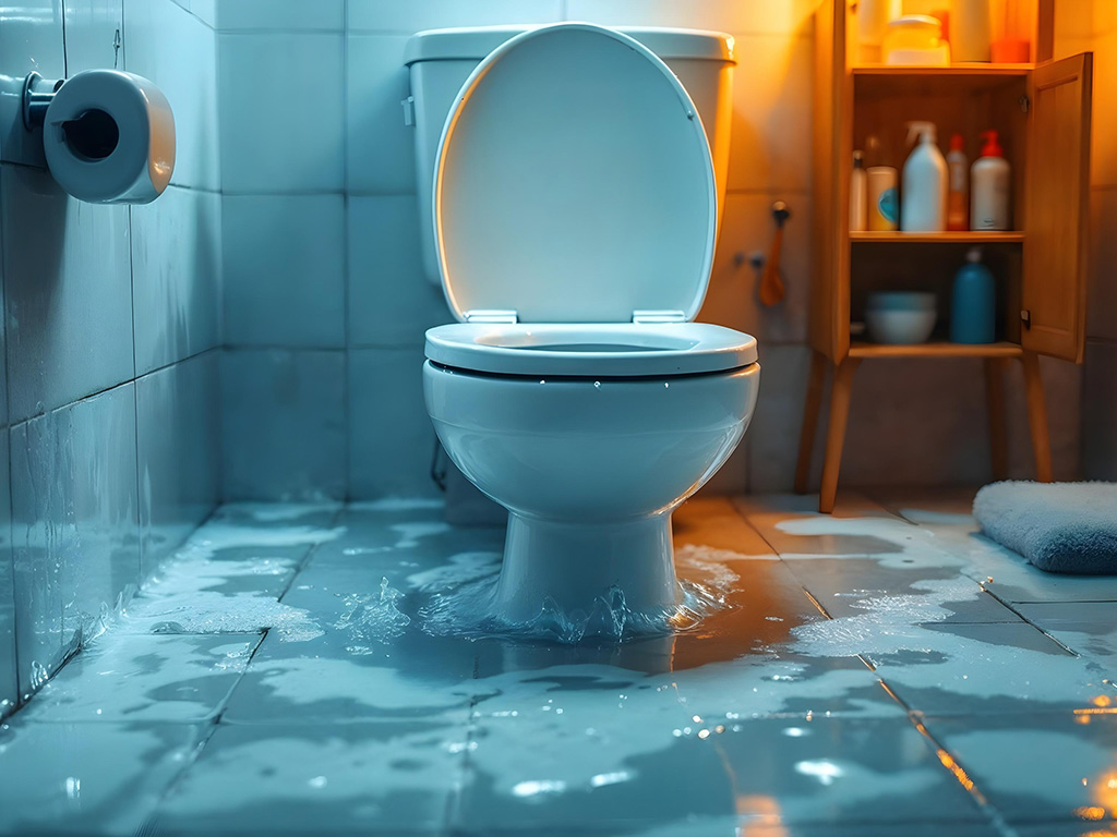 Reliable Denver Plumbers Guide 4 Reliable Denver Plumbers Guide toile overflowing and causing bathroom to flood in home in Denver