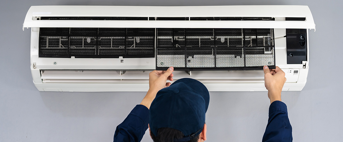 Conventional HVAC System FAQs 3 Conventional HVAC System FAQs Technician replacing air filter
